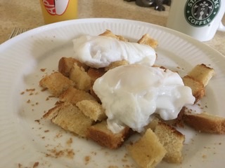 Poached eggs